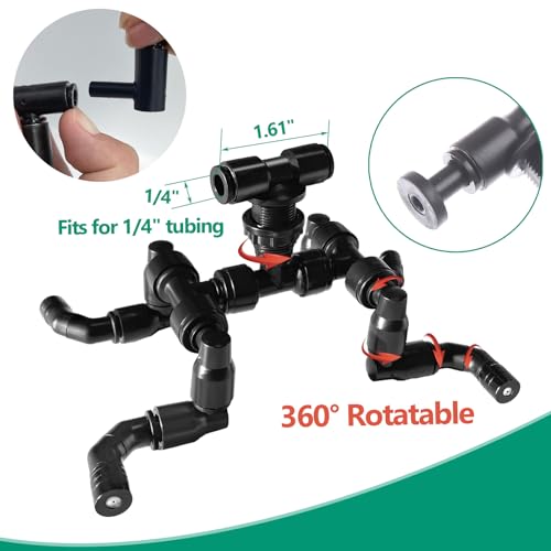 Reptile Mister Nozzles (Four-Jet Nozzle / Adjustable Focus)