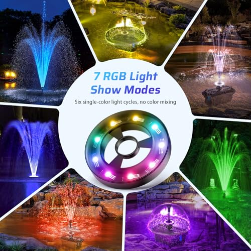 660GPH Pond Filter with RGB Auto (40W with Lights-Corded Electric)