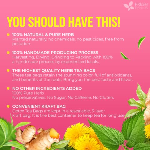 Premium 135 Bags Herbal Detox Tea (135 TeaBags)