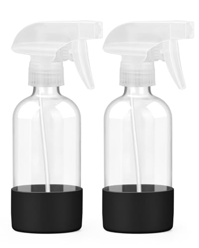 Glass Spray Bottles 8 oz (2 Count)