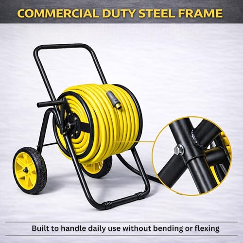 2 Wheel Garden Hose Reel Cart