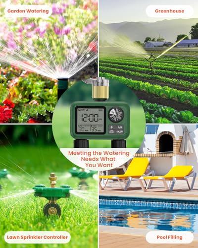 Water Timer for Outdoor Garden Hose