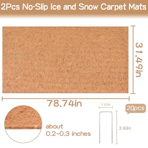 2 Pack 31x80 Inch Thickened Non (2 Count)