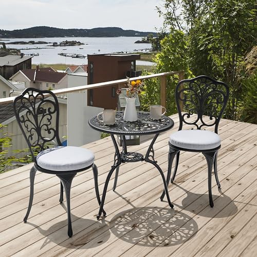 3 Piece Outdoor Bistro Table Set