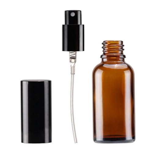 Amber Glass Spray Bottles 1oz (24 Count)