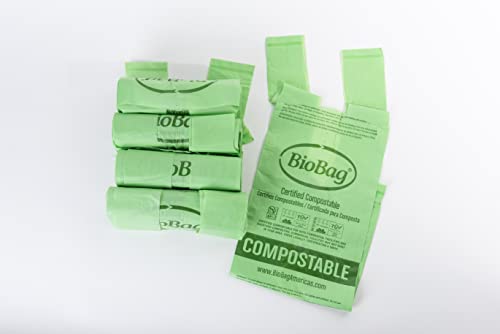 2.6 Gallon Compostable Bags with Handles by BioBag