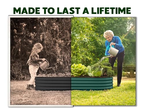 Galvanized Raised Garden Beds Outdoor (2 Count)
