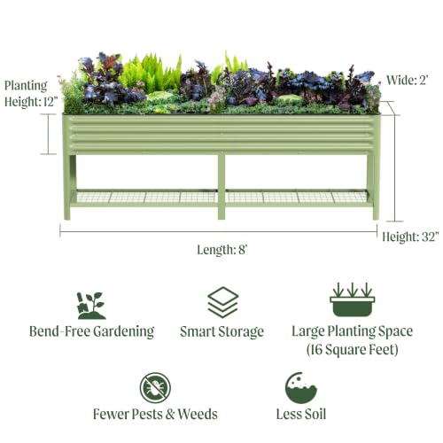 Elevated Raised Garden Bed
