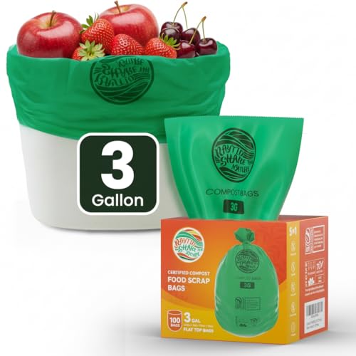 Compost Bags 3 Gallon (100 Count)