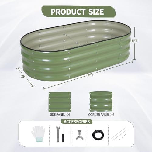 Galvanized Raised Garden Bed Outdoor