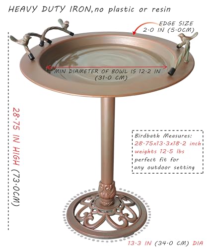 Metal Bird Bath