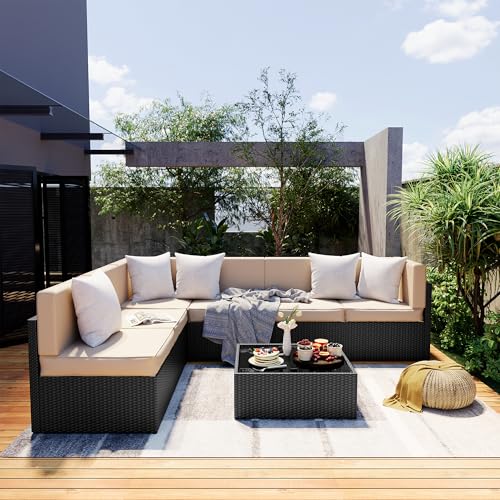 7 Pieces Outdoor Sectional Furniture