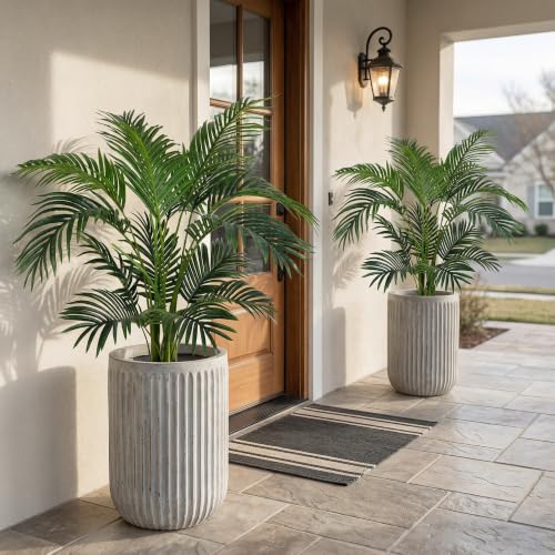 4ft 2 Pack Artificial Palm Tree Plants (2 Count)