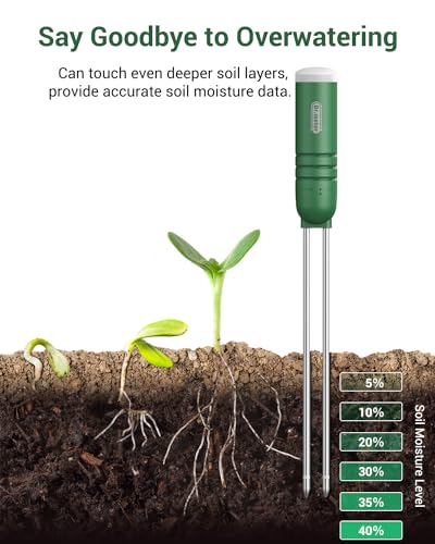 4-in-1 Soil Moisture Meter 300ft Wireless Soil Tester Sensor