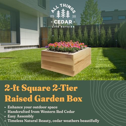 Raised Garden Box (2 Tier - 2x2 Ft)