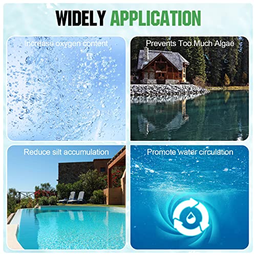 Pond Aerators 5.76CFM Aerartion System for Up to 3 Acre 3
