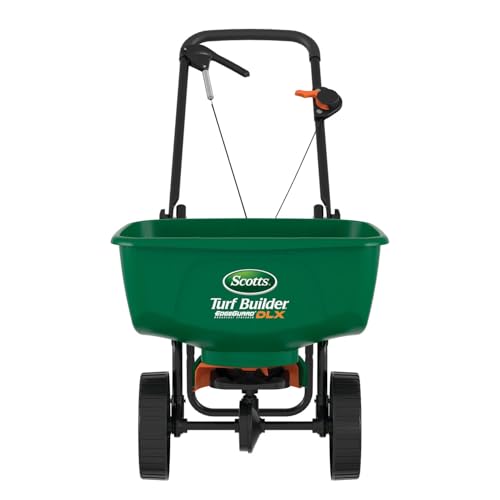 Turf Builder EdgeGuard DLX Broadcast Spreader for Seed