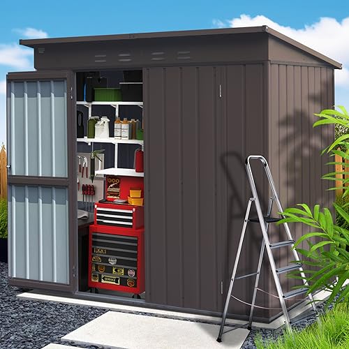 Domi Outdoor Storage Shed 6' x 4.5’