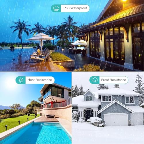 4 in 1 Solar Landscape Spotlights Outdoor 2700 (4-IN-1 / Warm White/Natural White/Cold White)