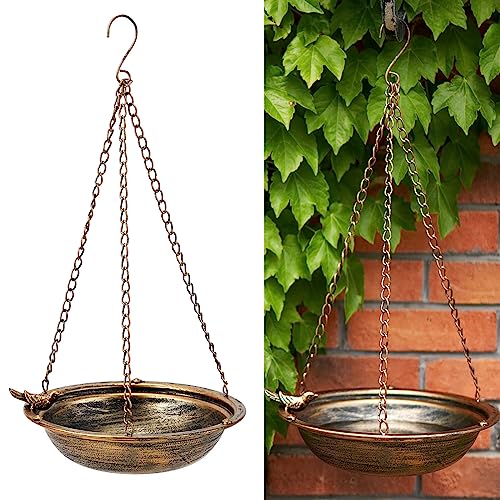 Metal Hanging Bird Baths for Outdoors