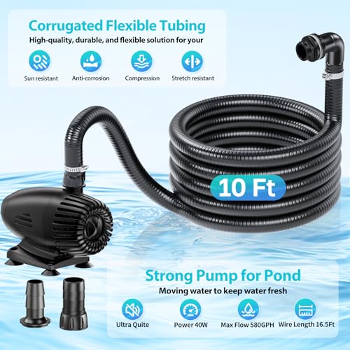 70W Solar Pond Waterfall Spillway Kit