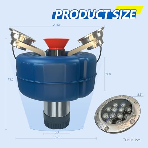 RGB Pond Fountain Aerator