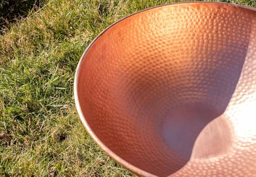 Hand Hammered Copper Basin (30 Inch / Copper)