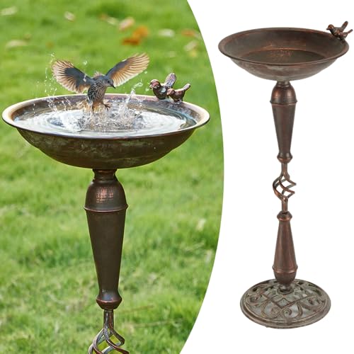 Cast Iron Pedestal Bird Bath