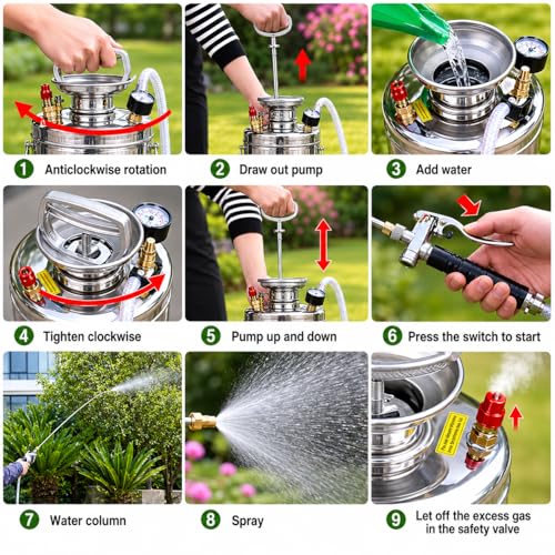 3.5 Gallon Stainless Steel Sprayer
