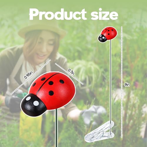 12 Pcs Ladybug Clips (Ladybug)