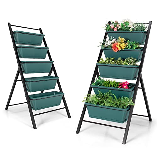 Set of 2 Vertical Planter Raised Bed (2 Count)