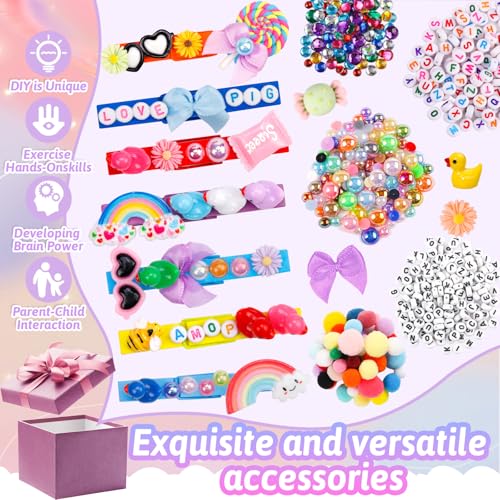80 Set Cheer Pins Spirit Clips Clothes Wooden Pins for Backpacks Include 90 Mini Resin Animals 30 Mini Bows 500 Beads Cheer Clothespins Decorations Ribbon Team Classroom Cheer Gifts Bulk（Colorful） (80Set Cheer Pins)