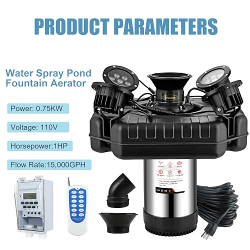Pond Fountain Aerator