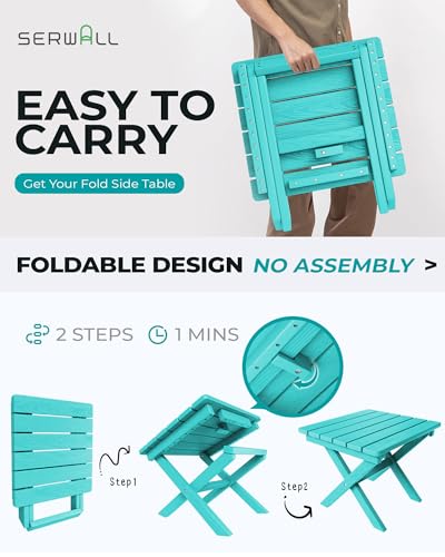 Small Folding Side Table