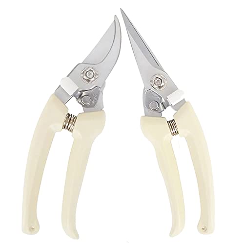 Pruners pruning shears heavy duty (Ivory White)