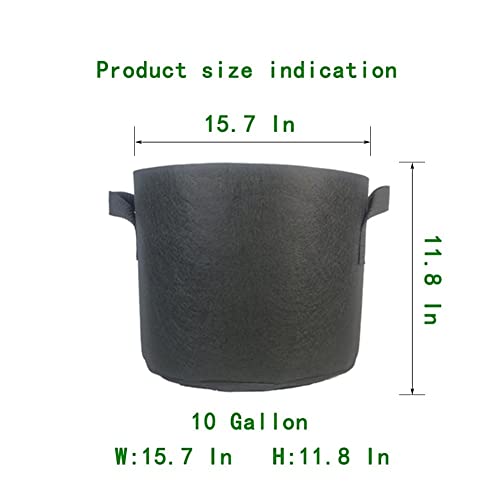5 Pack Grow Bags 10 Gallon (5 Count)