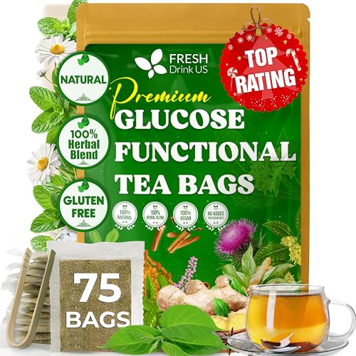 Premium 75 Tea Bags Glucose Functional Tea (75 Tea Bags)