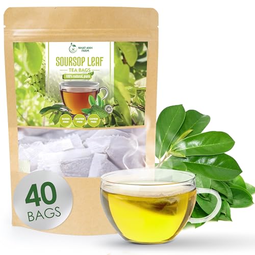 Premium Soursop Leaves Tea Bags (40 Count)