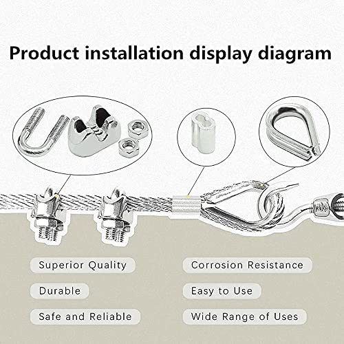 1 16" Wire Rope Kit (3.2808 Foot)