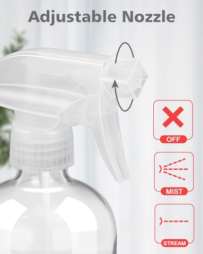 Glass Spray Bottles for Cleaning