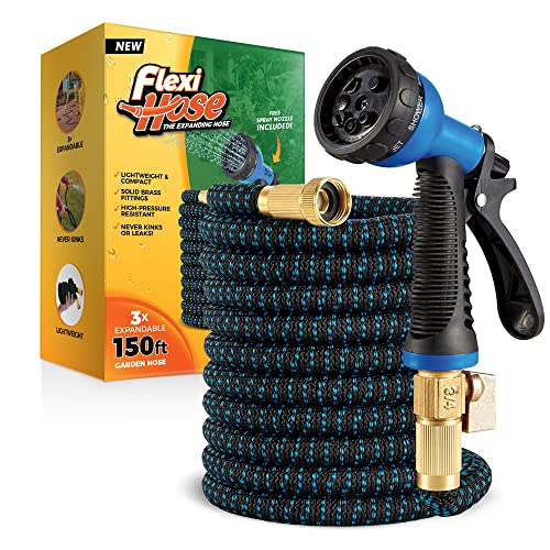 Expandable Garden Hose with 8 Function Nozzle