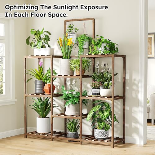 47.2" Outdoor Plant Stand with 8