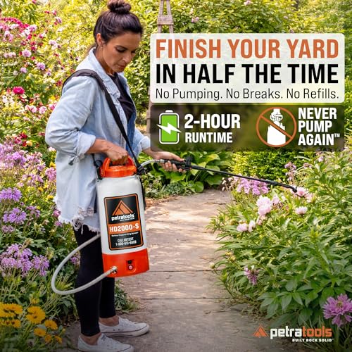 Tools HD2000 S 2 Gallon Battery Powered Garden Sprayer