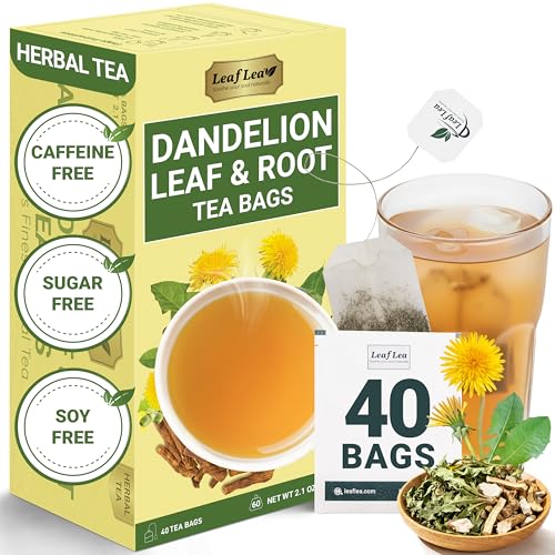 Dandelion Root and Leaf Tea Bags (40 Count (Pack of 1))