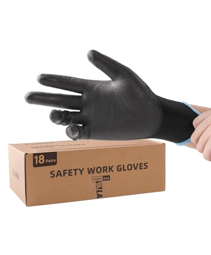 LANON Safety Work Gloves for Men and Women (36 Count)