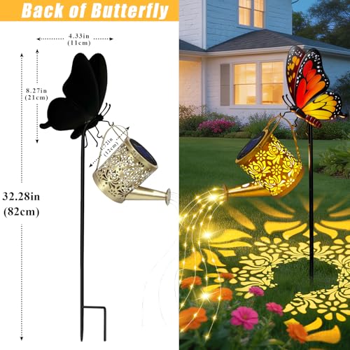 Solar Garden Lights Outdoor Decor (Butterfly / 1 PACK)