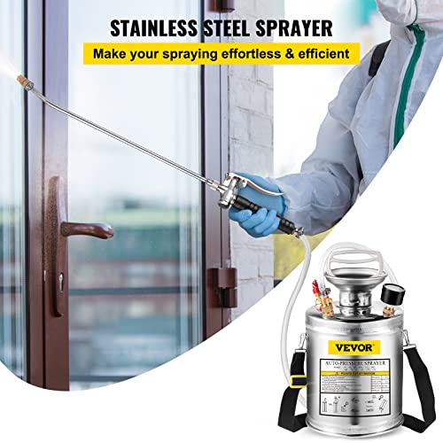1 Gallon Stainless Steel Pump Sprayer
