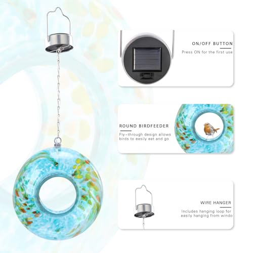Glass Bird Feeder