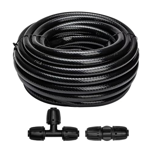 20 FT 1 2 inch Drip Irrigation Tubing Main Line Hose for Garden Irrigation System (20 Foot)