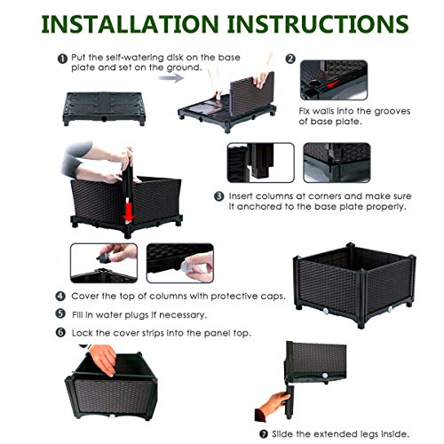Raised Garden Bed (4 Count)